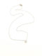 White Gold Women's Necklace K14 Diamonds Code 107610