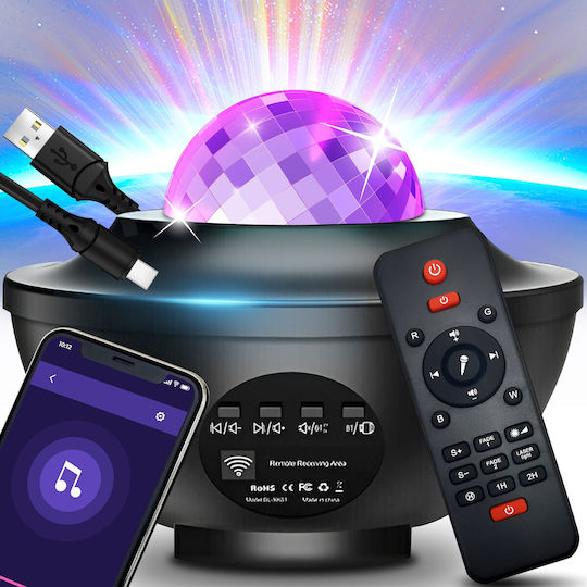 Retoo Star Stars Projector Led Night Lamp Usb + Remote Control