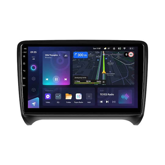 Teyes Ηχοσύστημα Αυτοκινήτου για Audi TT (8J) 2006-2014 (Bluetooth/USB/WiFi/GPS/Apple-Carplay/Android-Auto) με Οθόνη Αφής 9"