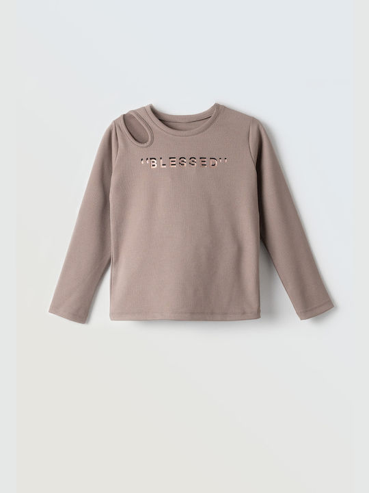 Evita Kids Sweatshirt Brown