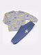 Kids Sweatpants Set Grey 2pcs