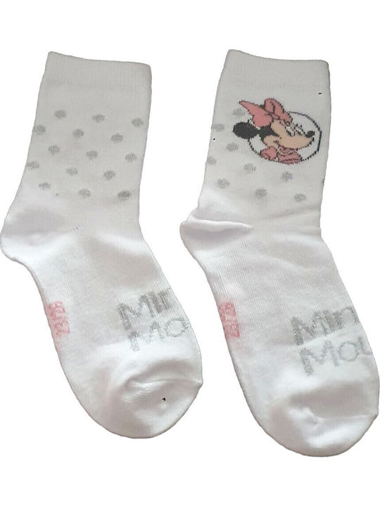 Disney Παιδικές Κάλτσες Minnie White
