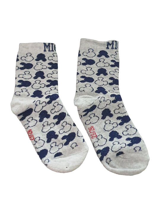 Disney Παιδικές Κάλτσες Mickey Grey Grey
