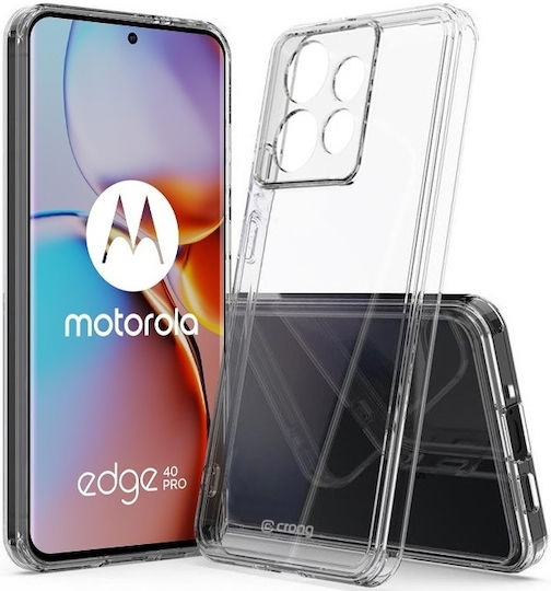 Crong Back Cover Πλαστικό Διάφανο (Motorola Edge 40 Pro)