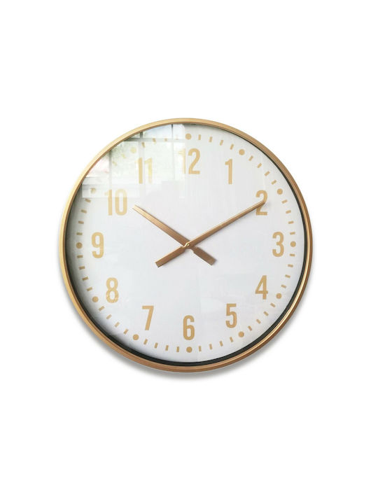 Wall Clock Metallic