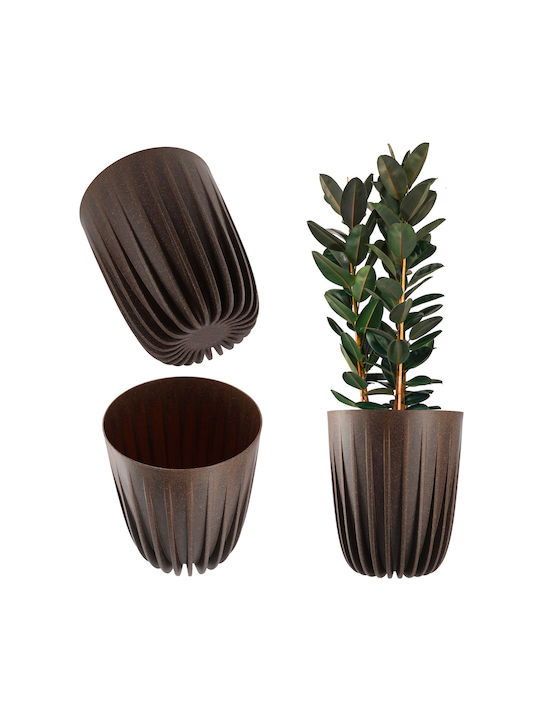 Kadax Flower Pot in Brown Color 183766