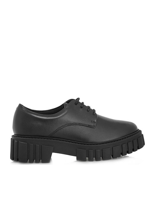 Oxfords Page Walk Women's Leather Derby Shoes Black