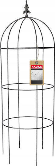 Метална градинска обелиска за цветя Kadax 120см