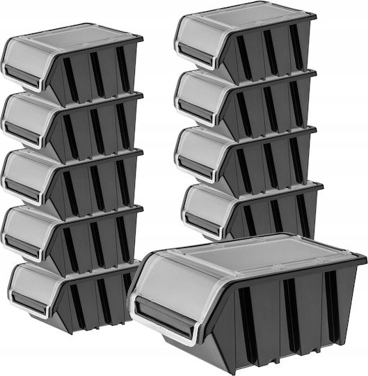 Kadax Plastic Tool Bin Organiser W15.5xD10cm 10pcs