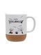 Koupakoupa Happy Halloween Cemetery Becher Keramik mit Deckel 330ml