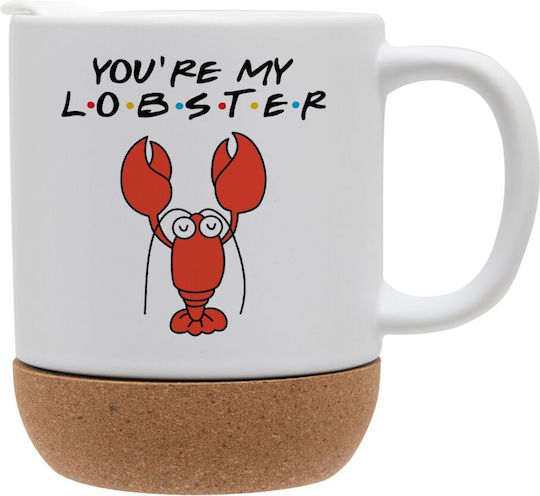 Koupakoupa Friends You're My Lobster Becher Keramik mit Deckel 330ml