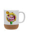 Koupakoupa Princess Peach Toadstool Becher Keramik mit Deckel Orange 330ml