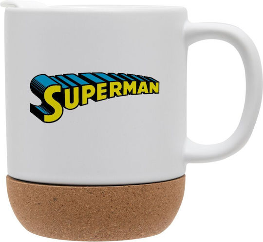Koupakoupa Superman Vintage Mug Ceramic with Lid Red 330ml