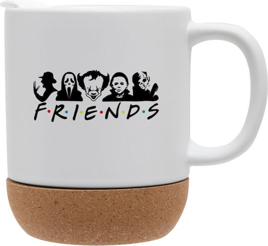Koupakoupa Halloween Friends Becher Keramik mit Deckel 330ml