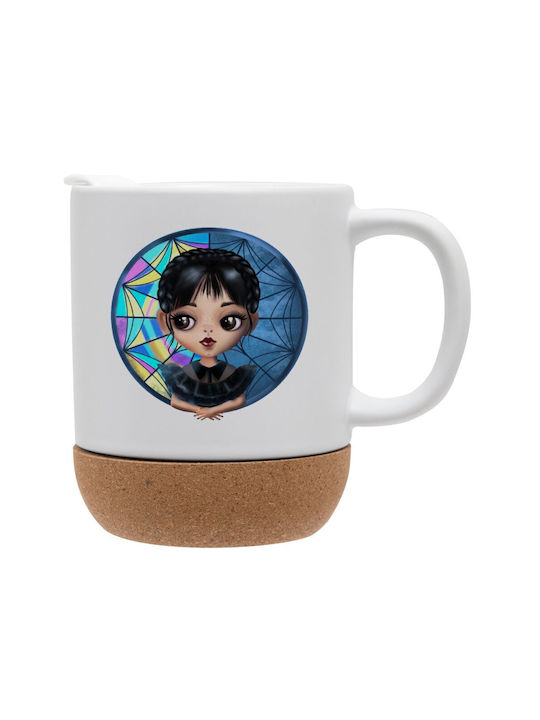 Koupakoupa Big Eyes Becher Keramik mit Deckel 330ml