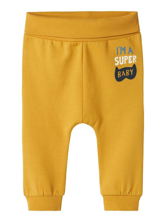 Name It Pantaloni de Trening pentru Copii Galbeni