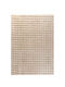 Tzikas Carpets Fuzzy 26164-060 Anti-slip Rug Rectangular Shaggy Furry Ecru