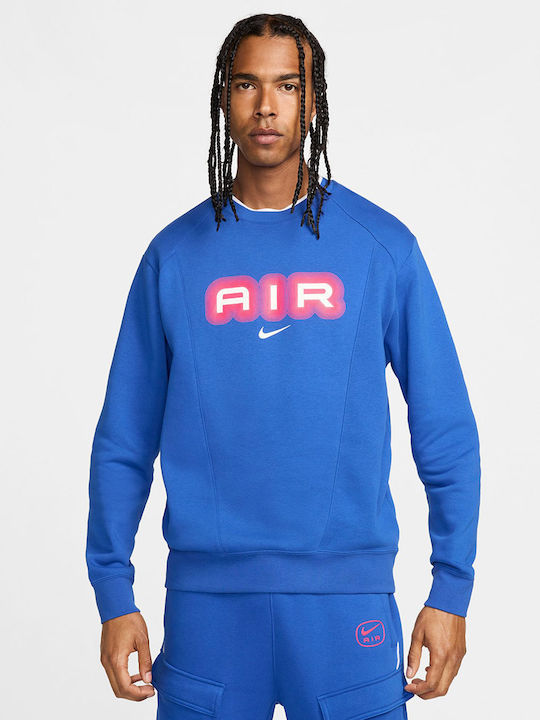 nike air sweatshirt blue