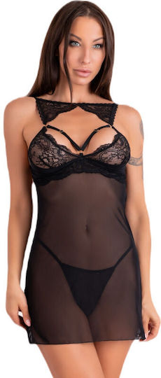 Livia Corsetti Chemise Σετ Sexy Babydoll Μαύρο