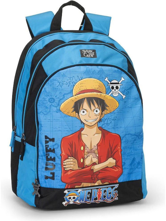 One Piece Luffy Student Ghiozdan Școlar de Spate Școala gimnazială- liceu Multicolor