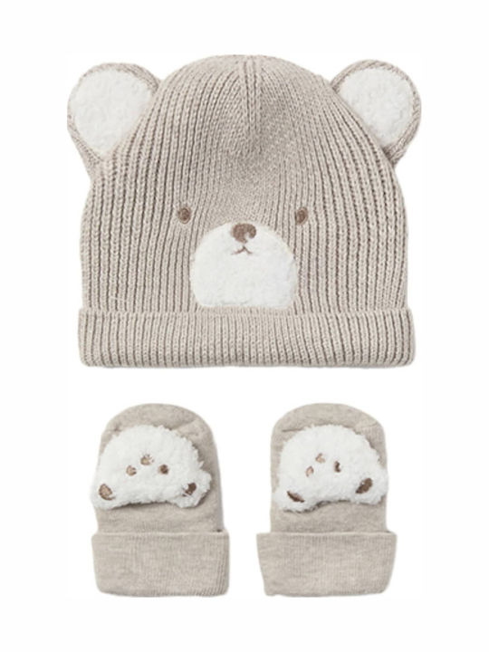 Mayoral Kids Beanie Set with Gloves & Socks Kni...