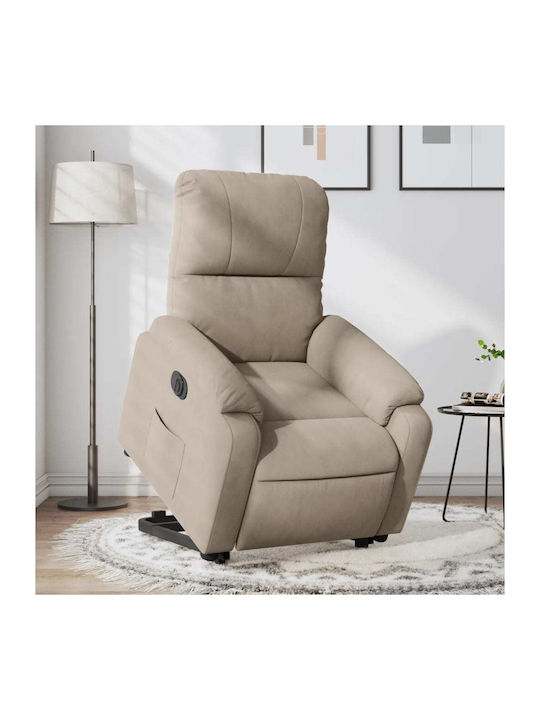 Relax Armchair with Footstool Taupe 75x89.5x103...