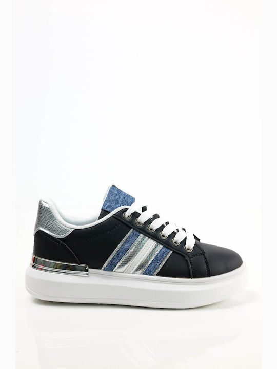 Ligglo Femei Sneakers Black / Silver