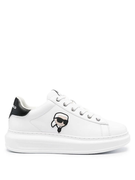 Karl Lagerfeld Kapri Femei Sneakers Albe