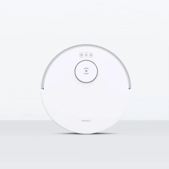 Ecovacs Deebot N20 Aspirator Robot cu Cartografiere Laser și Putere de Aspirație 8000Pa Albă