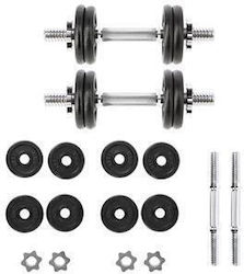 Sg02 Cast Iron Dumbbells 2x7kg Hms Sg02 Cast Iron Dumbbells 2x7kg Hms