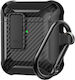 Sonique Nitro Case Silicone with Hook in Black color for Apple AirPods Pro