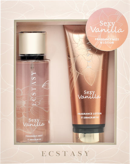Ecstasy Perfumes Sexy Vanilla Γυναικείο Σετ με Body Lotion 2τμχ