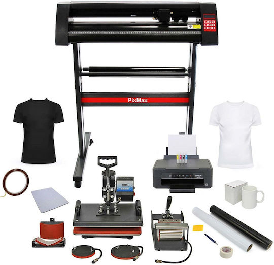 Pixmax Da Vinci Bundle 5 In 1 Heat Press Vinyl Cutter Printer