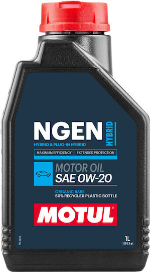 Motul Ngen Hybrid Synthetic Car Oil 0W-20 1lt