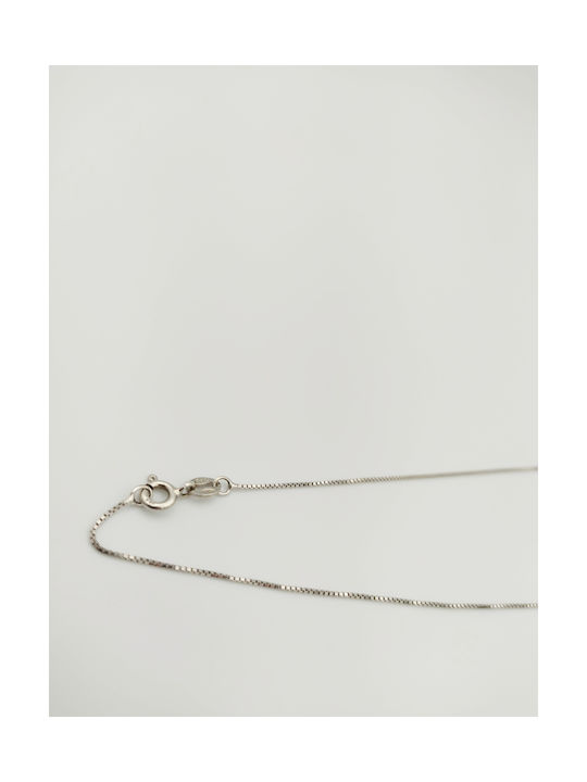 Silver Chain Neck Length 40cm