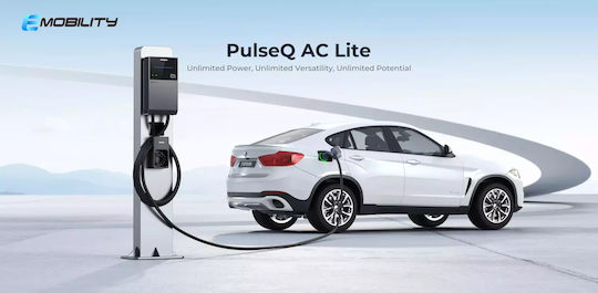 Topdon PULSEQ AC LITE Επιτοίχιος Μονοφασικός Σταθμός Φόρτισης 11kW με Ενσωματωμένο Καλώδιο Type 2 (LITECABLE11)