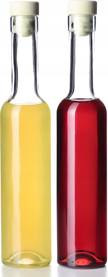 Kadax Set 2 Bucăți Vaze Utilizare Generală cu Plută Sticlă Transparentă 250ml 2 Bucăți