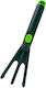 Hydrostab Καλλιεργητής Gartenrechen mit Stiel 35cm und Kunststoff Griff