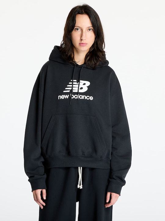 Essentials Γυναικείο Φούτερ με Κουκούλα Black
