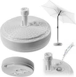 Kadax Stand De Umbrelă Din Plastic Alb 39x39cm