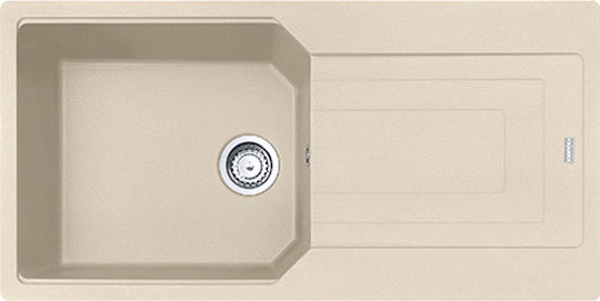 Franke Urban Ubg 611-100 1140687691 Drop-In Мивка от Синтетичен Гранит Ш100xД50см Бежов