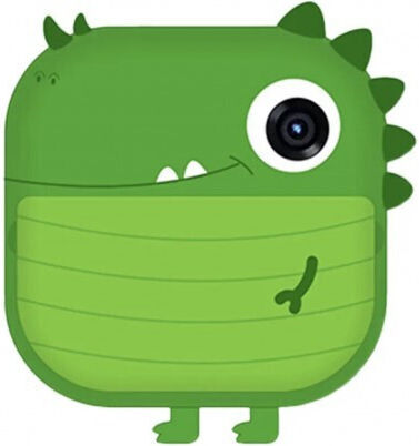 THD Pixels M2 Dinosaur Children's Camera with Thermal Printing Green