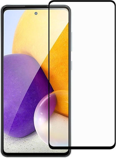 Full Glue Full Face Tempered Glass Μαύρο (Galaxy A54)