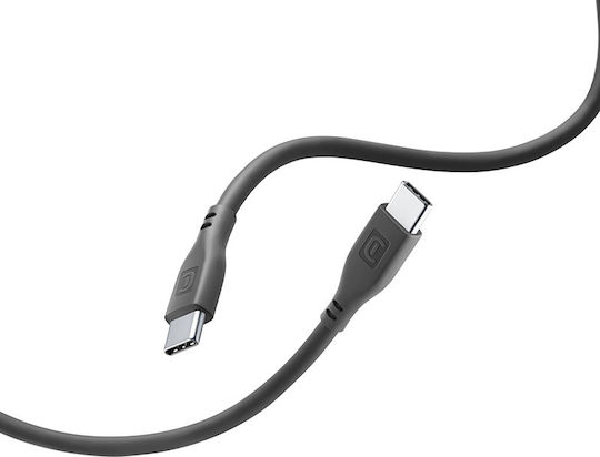 Cellular Line Regular USB 2.0 Cablu USB-C bărbătesc - USB-C Negru 1.2m