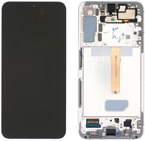 Samsung Екран със Сензорен Механизъм и Рамка за Samsung Galaxy S22 Plus 5G S906 (Бял)