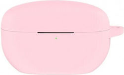 Silicone Case for Sony WF-1000XM5 Wireless Headphones Including Carabiner Pink Color Silicone Case for Sony WF-1000XM5 Wireless Headphones Including Carabiner Pink Color