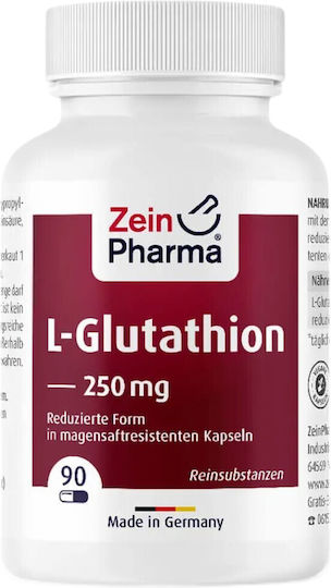 Zein Pharma L-glutathione 250мг 90 Капсули
