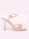 Damen Sandalen Rosa Gold