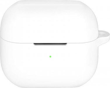 Husă pentru căști wireless Thd compatibilă cu Samsung Galaxy Buds3 Pro Samsung Galaxy Buds3 Alb