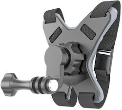 Suport de Montare în Formă de X Surewo pentru Fixarea Camerelor Sportive pe Cască de Motocicletă Bicicletă Compatibil Gopro Hero 12 11 10 9 8 7 6 5 Dji Osmo Action 3/2 Insta 360 X3
